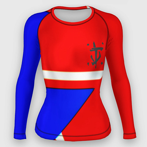 Женский рашгард Doom star geometry / 3D-принт – фото 1