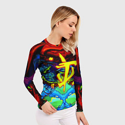 Рашгард женский Doom hyper monster, цвет: 3D-принт — фото 2