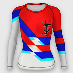 Рашгард женский Doom geometry cyber sport, цвет: 3D-принт