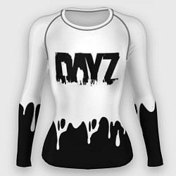 Рашгард женский DayZ краски подтёки, цвет: 3D-принт