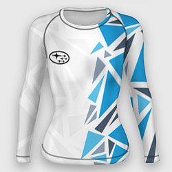 Рашгард женский Субару - фрагменты, цвет: 3D-принт