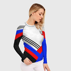 Рашгард женский Федерация бокса - Россия, цвет: 3D-принт — фото 2