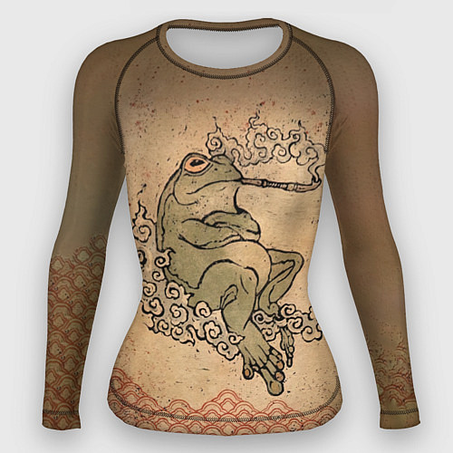 Женский рашгард Лягушка с трубкой / 3D-принт – фото 1