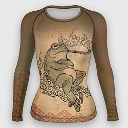 Женский рашгард Лягушка с трубкой