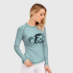 Рашгард женский Скайрим - минимализм, цвет: 3D-принт — фото 2