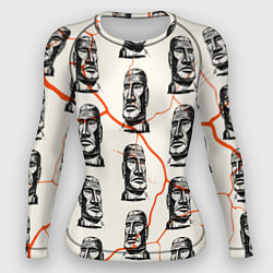 Женский рашгард Статуи моаи