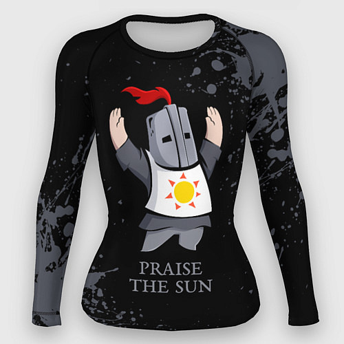 Женский рашгард Хвала солнцу - дарк соулс / 3D-принт – фото 1