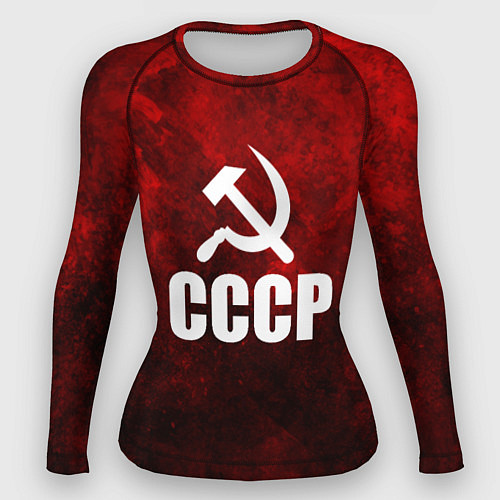 Женский рашгард Советский Союз - серп и молот / 3D-принт – фото 1