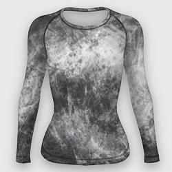 Женский рашгард Абстракция - black and white metal scuffs
