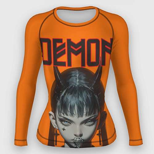 Женский рашгард Девушка демон / 3D-принт – фото 1