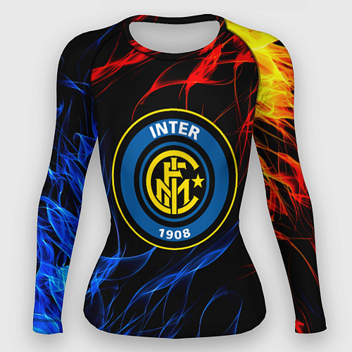 Женский рашгард Интер битва огней / 3D-принт – фото 1