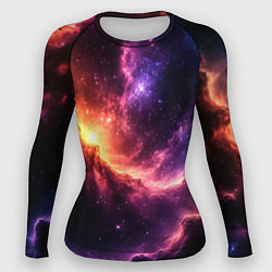 Женский рашгард Фантастические космические туманы