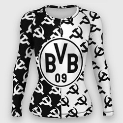 Женский рашгард Borussia паттерн ссср