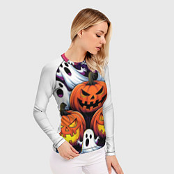 Рашгард женский Happy Halloween 25, цвет: 3D-принт — фото 2