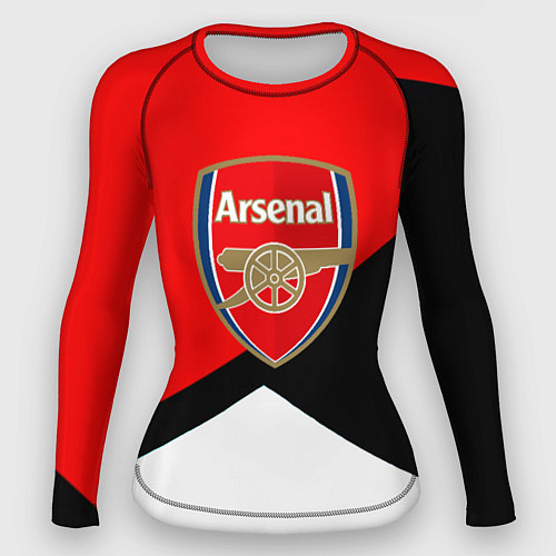 Женский рашгард Arsenal geometry sport / 3D-принт – фото 1