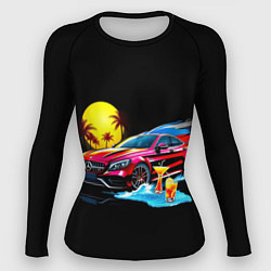 Рашгард женский Mercedes amg, цвет: 3D-принт