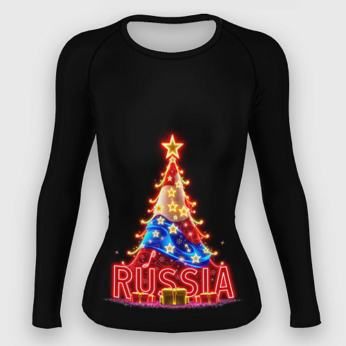 Женский рашгард Christmas day / 3D-принт – фото 1