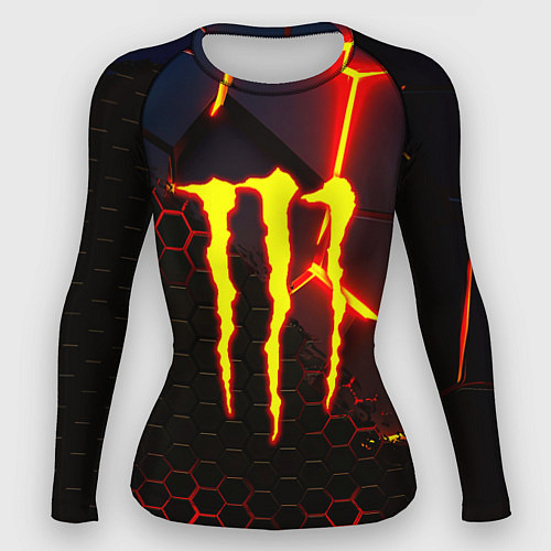 Женский рашгард Monster energy броня краски / 3D-принт – фото 1