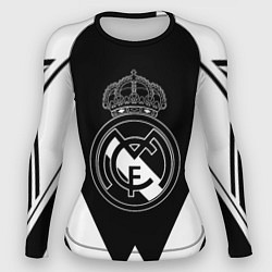 Рашгард женский Real Madrid геометрия спорт, цвет: 3D-принт