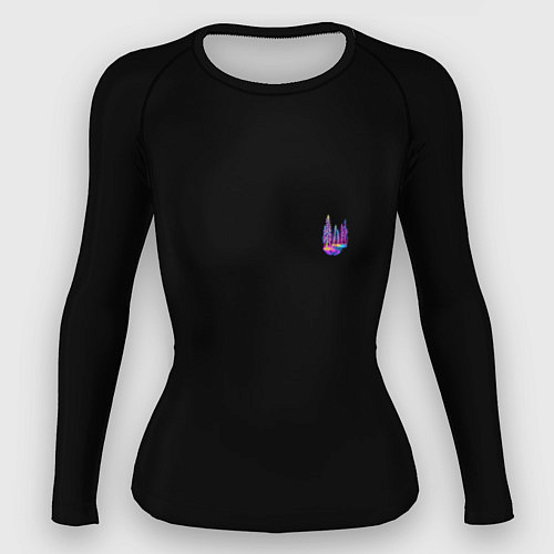 Женский рашгард Neon forest / 3D-принт – фото 1