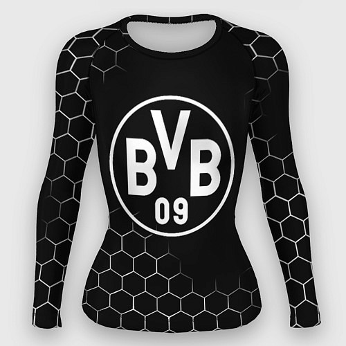Женский рашгард Borussia соы броня текстура / 3D-принт – фото 1