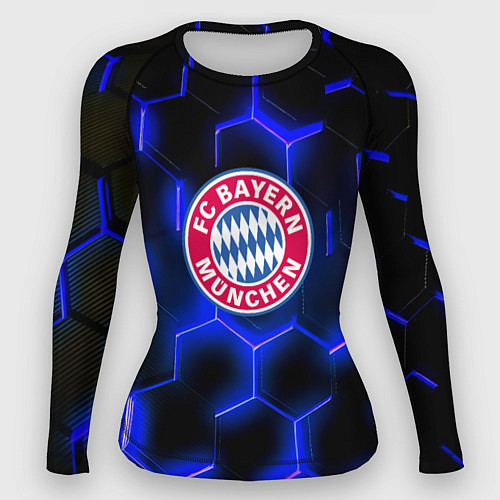 Женский рашгард FC Bayern Mnchen соты / 3D-принт – фото 1