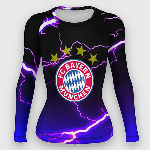 Женский рашгард Bayern Mnchen молнии шторм / 3D-принт – фото 1