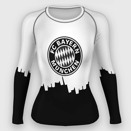 Женский рашгард Bayern Mnchen пиксели / 3D-принт – фото 1