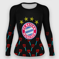 Женский рашгард Бавария Мюнхен розы паттерн