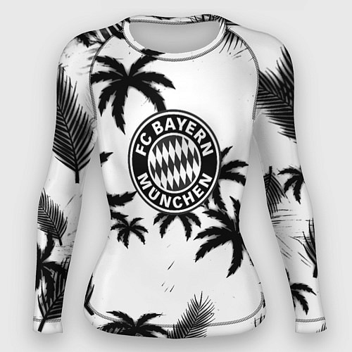 Женский рашгард Бавария Мюнхен тропики / 3D-принт – фото 1