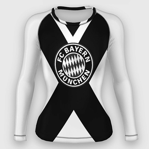 Женский рашгард Бавария Мюнхен полосы / 3D-принт – фото 1