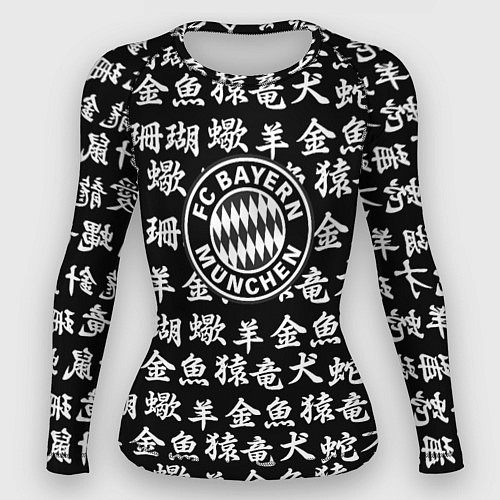 Женский рашгард Бавария Мюнхен символы / 3D-принт – фото 1