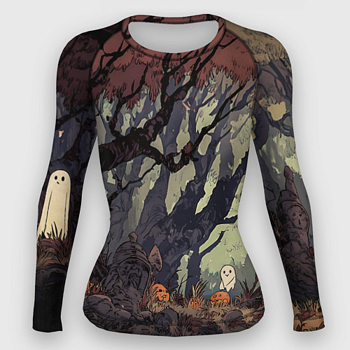 Женский рашгард Призрачный лес / 3D-принт – фото 1