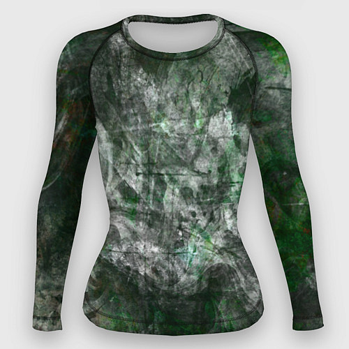 Женский рашгард Абстракция - acid boom / 3D-принт – фото 1