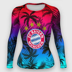 Женский рашгард Бавария Мюнхен неон тропики