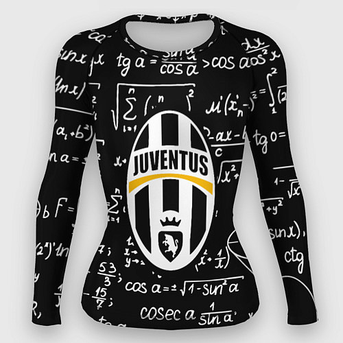 Женский рашгард Ювентус физика символы / 3D-принт – фото 1