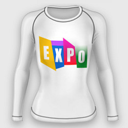 Рашгард женский Expo Выстовка, цвет: 3D-принт