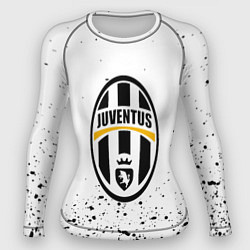 Женский рашгард Juventus краски текстура всплеск