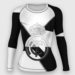 Женский рашгард Реал Мадрид геометрия полосы