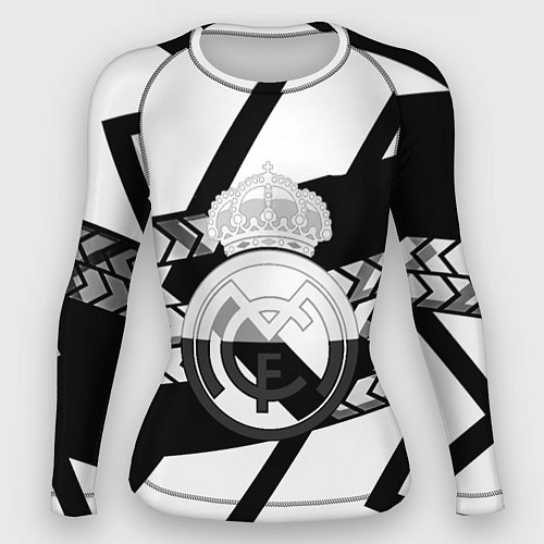 Женский рашгард Реал Мадрид краски полосы / 3D-принт – фото 1