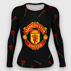 Женский рашгард Манчестер Юнайтед розы