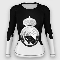 Женский рашгард Реал Мадрид огонь белый