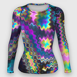 Женский рашгард Абстракция переливы