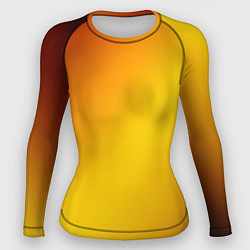 Женский рашгард Color yellow red gradient