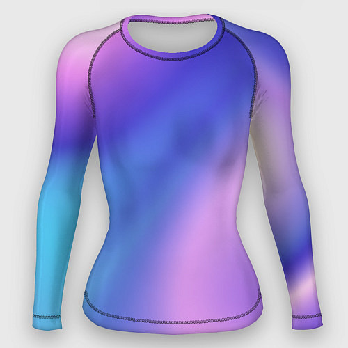 Женский рашгард Color multicolored gradient / 3D-принт – фото 1