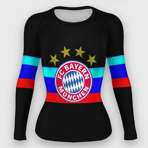 Женский рашгард Бавария Мюнхен спорт / 3D-принт – фото 1
