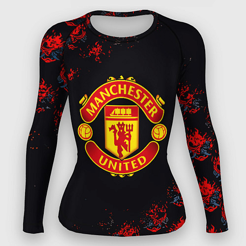 Женский рашгард Манчестер Юнайтед самураи / 3D-принт – фото 1