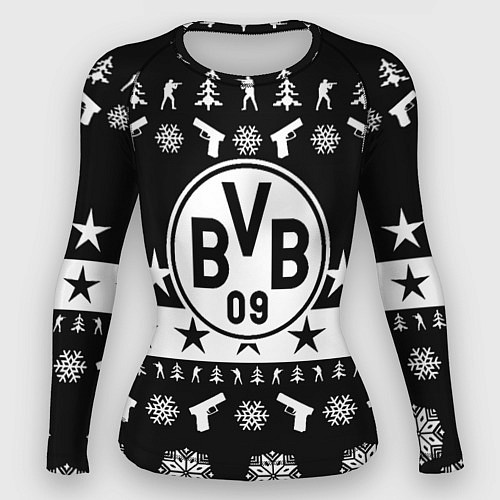 Женский рашгард Borussia x counter strike / 3D-принт – фото 1