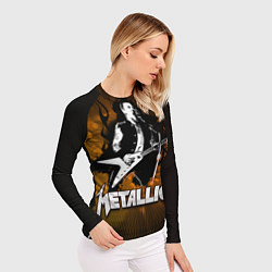 Рашгард женский Metallica: James Hetfield, цвет: 3D-принт — фото 2