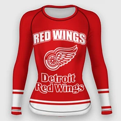 Рашгард женский Detroit red wings, цвет: 3D-принт